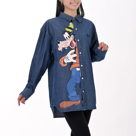 Goofy Denim Blue Long Sleeve Shirt GOOFY FASHION 2026