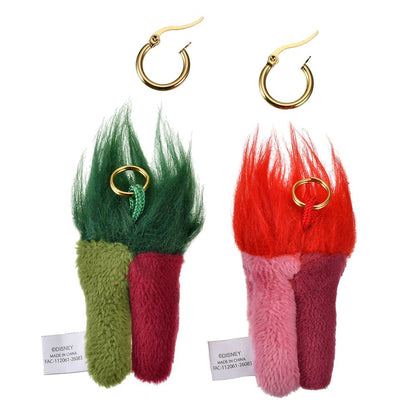 Alice in Wonderland 75th Anniversary Mome Raths Asymmetric Hoop Earrings