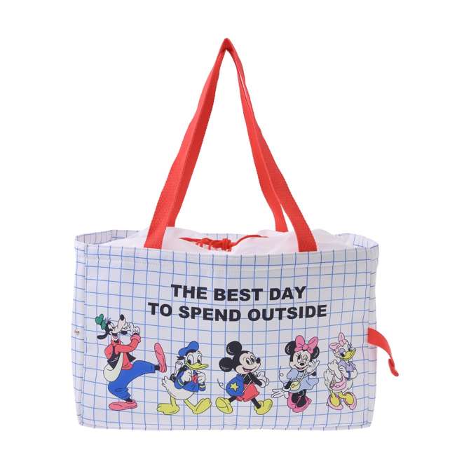 Mickey & Friends Cooler Shopping Basket Bag Disney Leisure Time