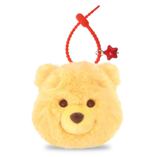 Winnie the Pooh Plush Keychain Fuwamoko Face