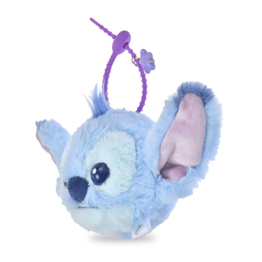 Stitch Plush Keychain Fuwamoko Face