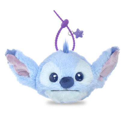 Stitch Plush Keychain Fuwamoko Face