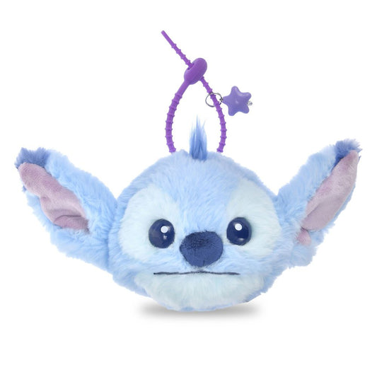 Stitch Plush Keychain Fuwamoko Face