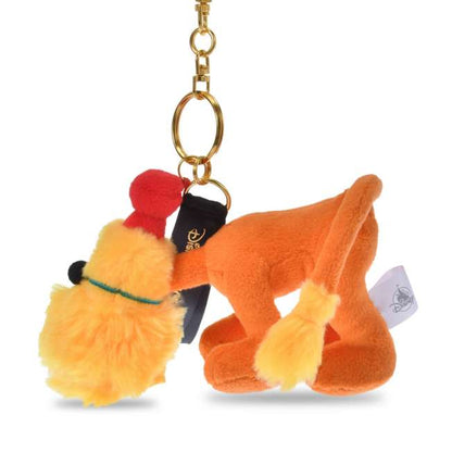 Alice in Wonderland 75th Anniversary Broom Dog Plush Keychain