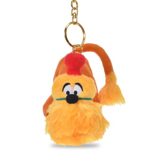 Alice in Wonderland 75th Anniversary Broom Dog Plush Keychain