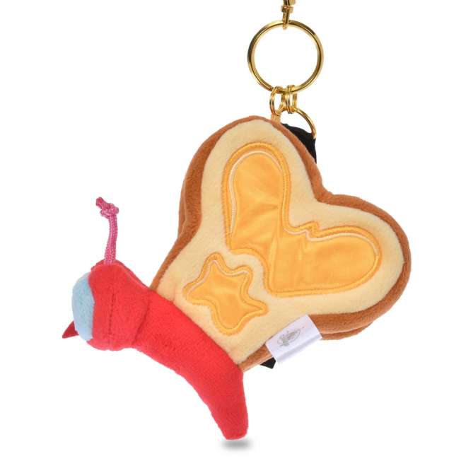Alice in Wonderland 75th Anniversary Bread-and-Butterfly Plush Keychain