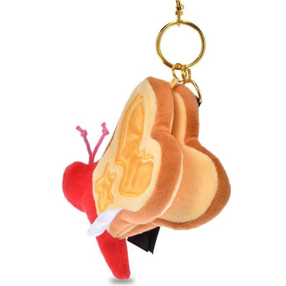 Alice in Wonderland 75th Anniversary Bread-and-Butterfly Plush Keychain