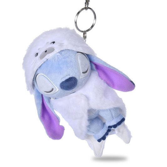 Stitch Plush Keychain Disney Pajama Style