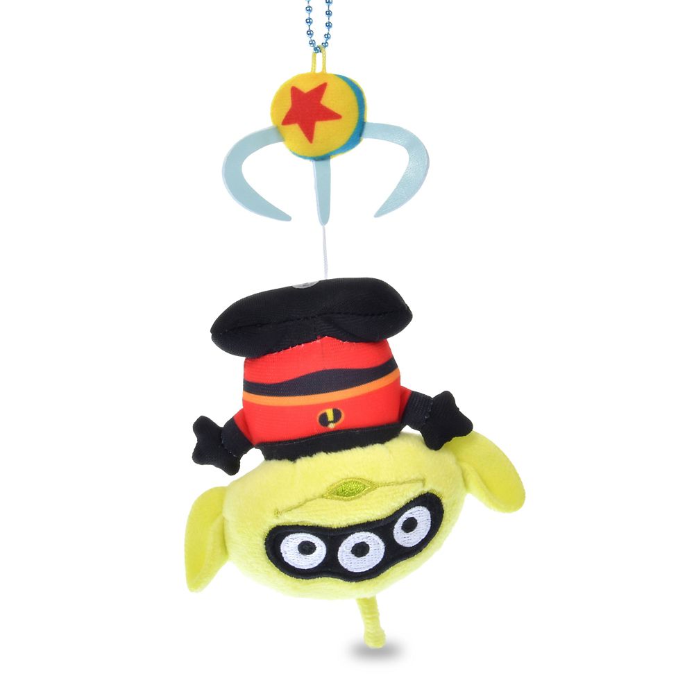 Little Green Men Mr. Incredible Costume Moving Plush Keychain