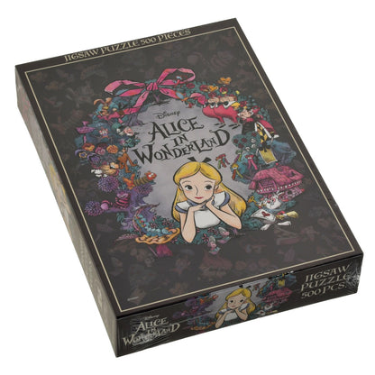 Alice in Wonderland Glow-in-the-Dark 500-Piece Jigsaw Puzzle