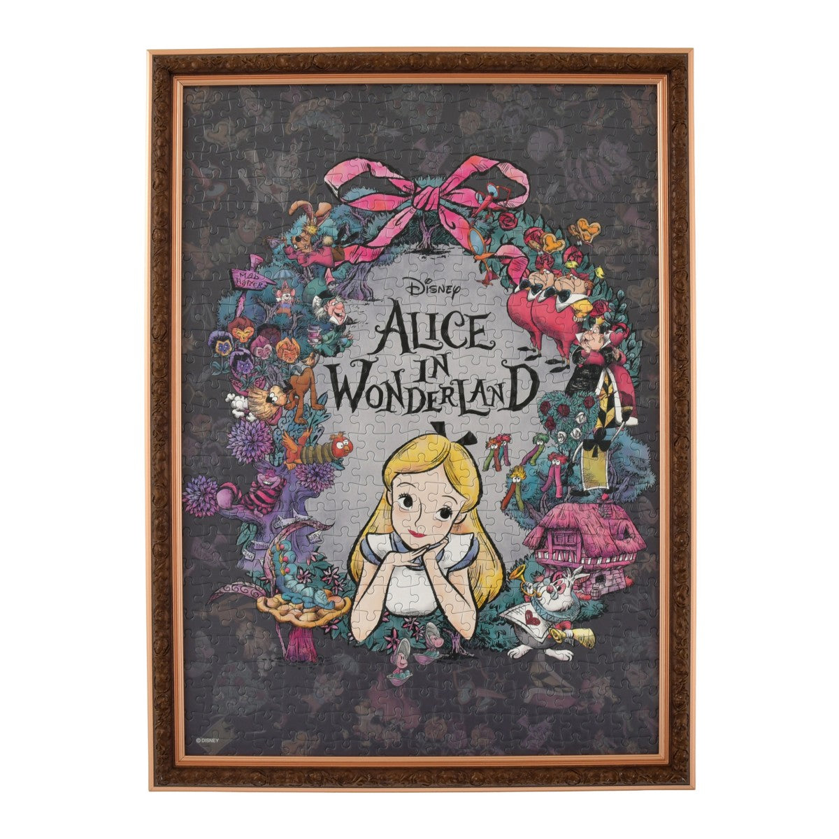 Alice in Wonderland Glow-in-the-Dark 500-Piece Jigsaw Puzzle