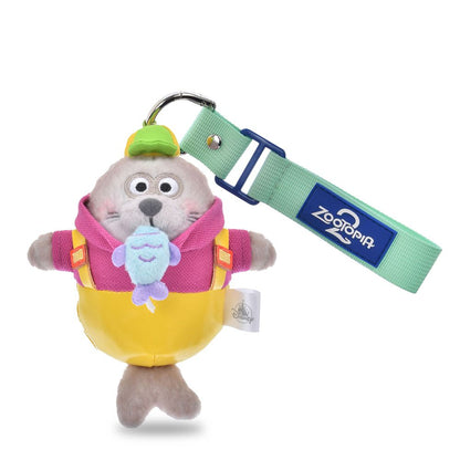 Zootopia Fish Market Seal Plush Keychain