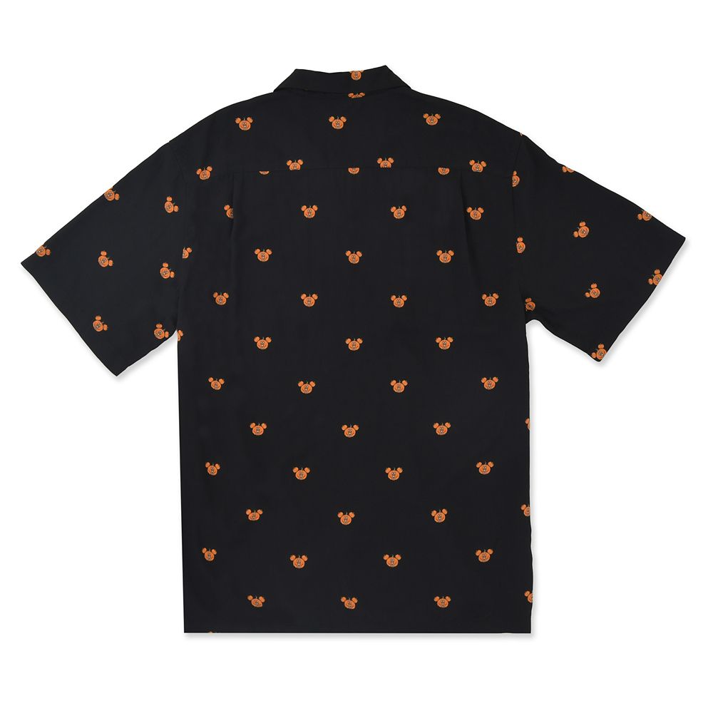 Mickey Mouse Short-Sleeve Shirt Black Disney Halloween 2026 back view