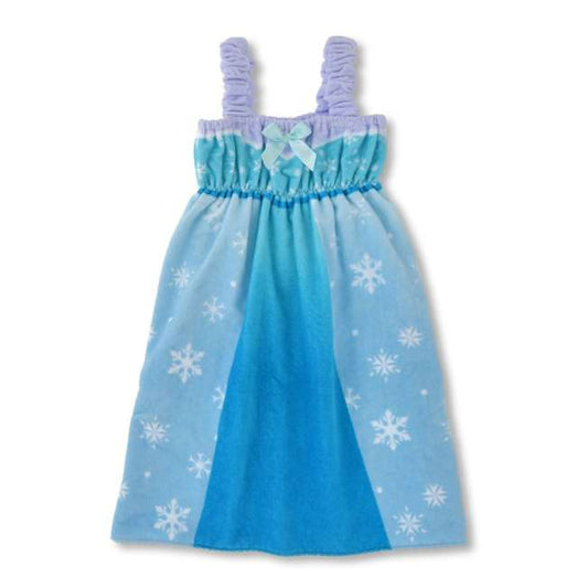 Disney Frozen Elsa Kids Bath Dress Blue 110