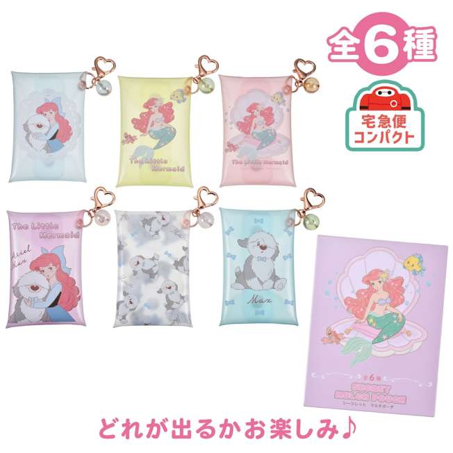 Disney Little Mermaid Secret Clear Pouch Keychain