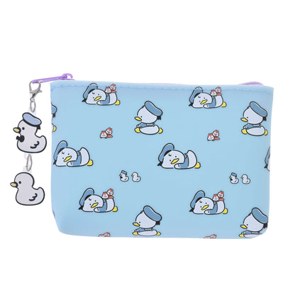 Japan｜Disney Donald Duck Chip n Dale Silicone Pouch with Charm