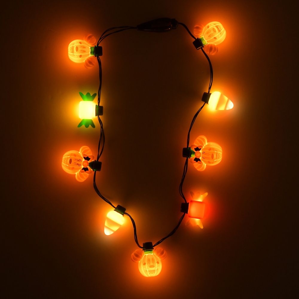Mickey & Minnie Light-Up Necklace – Disney Halloween 2026