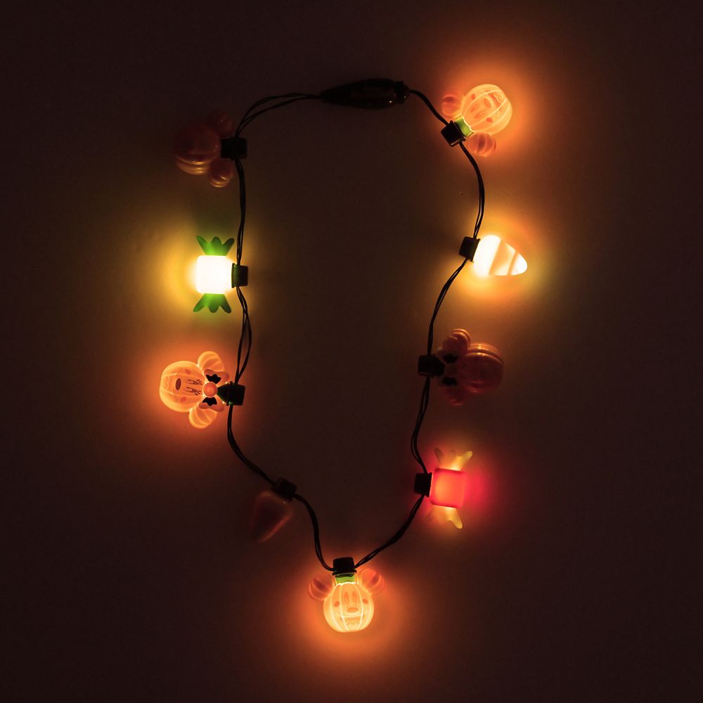 Mickey & Minnie Light-Up Necklace – Disney Halloween 2026