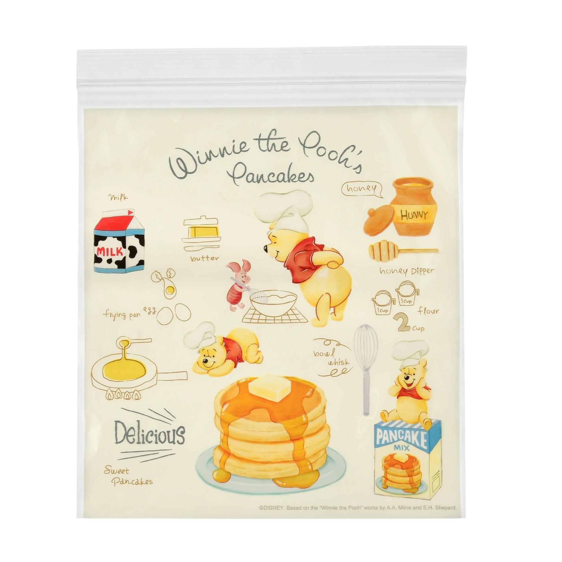 Winnie the Pooh and Piglet Zipper Bags POOH HUNNY DAY 2026