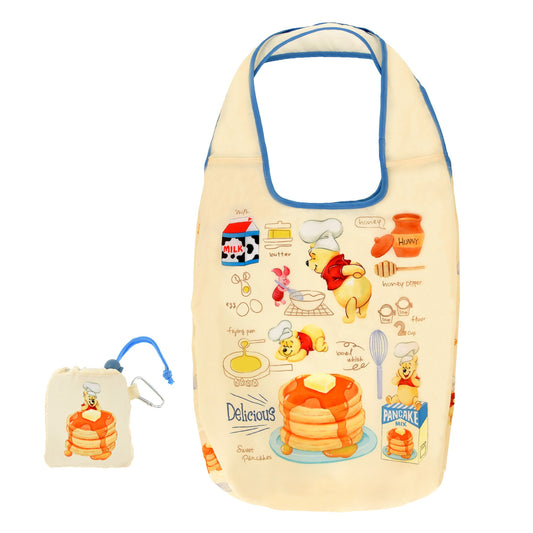 Winnie the Pooh and Piglet Foldable Shopping Bag with Carabiner POOH HUNNY DAY 2026