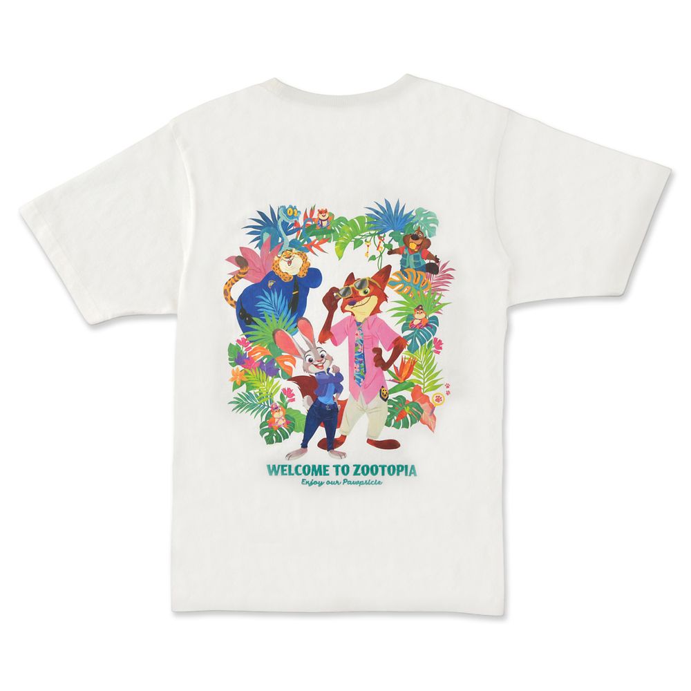 Zootopia 2 Short-Sleeve T-Shirt White TROPICAL ZOOTOPIA
