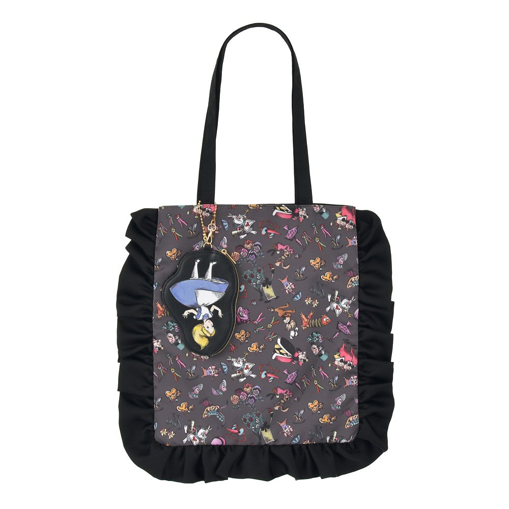Disney Alice in Wonderland 75th Anniversary Tote Bag with Pouch