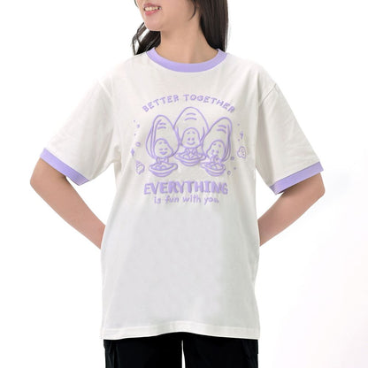 Young Oyster White Ringer Short Sleeve T-Shirt