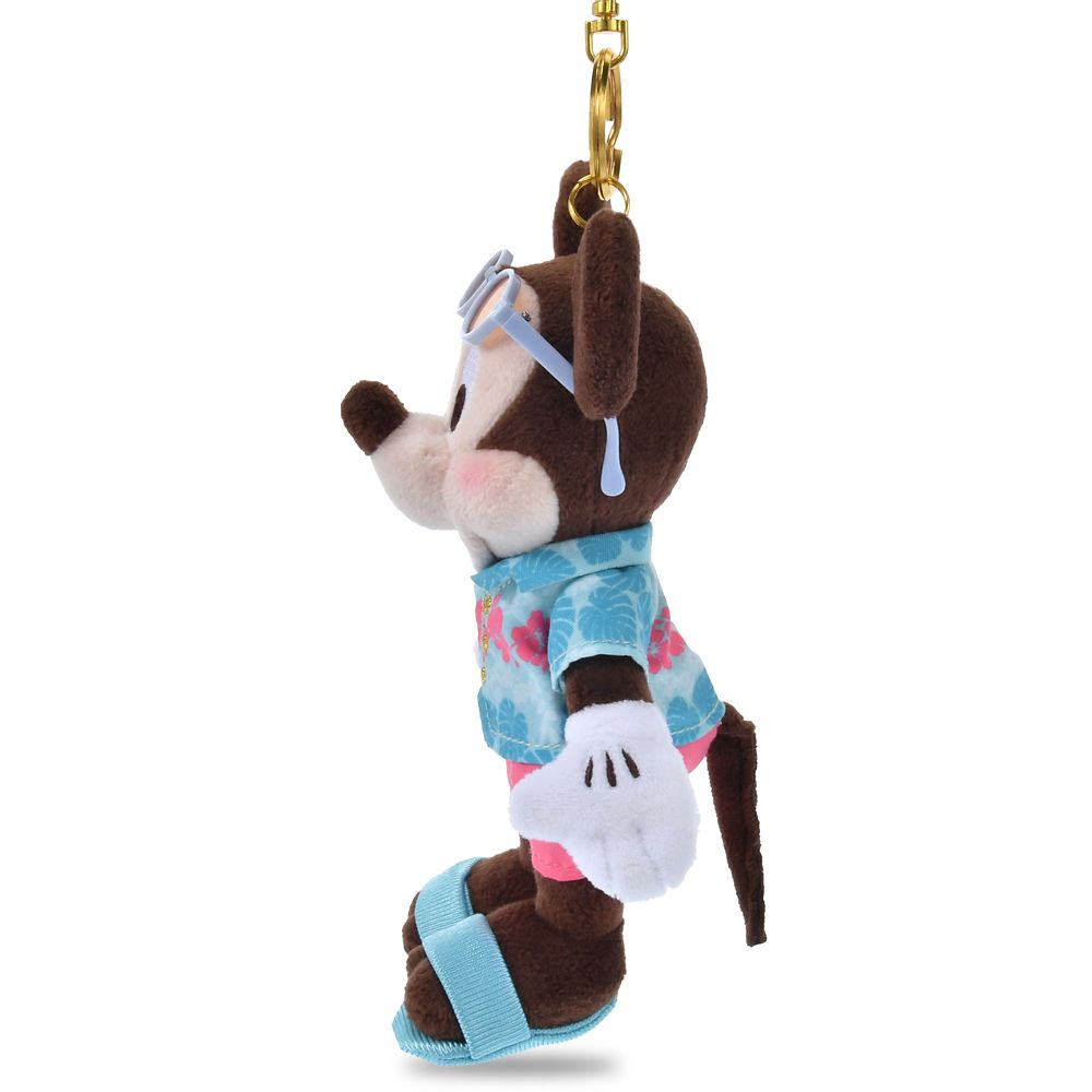 Mickey Mouse Summer Style 2026 Plush Keychain side view