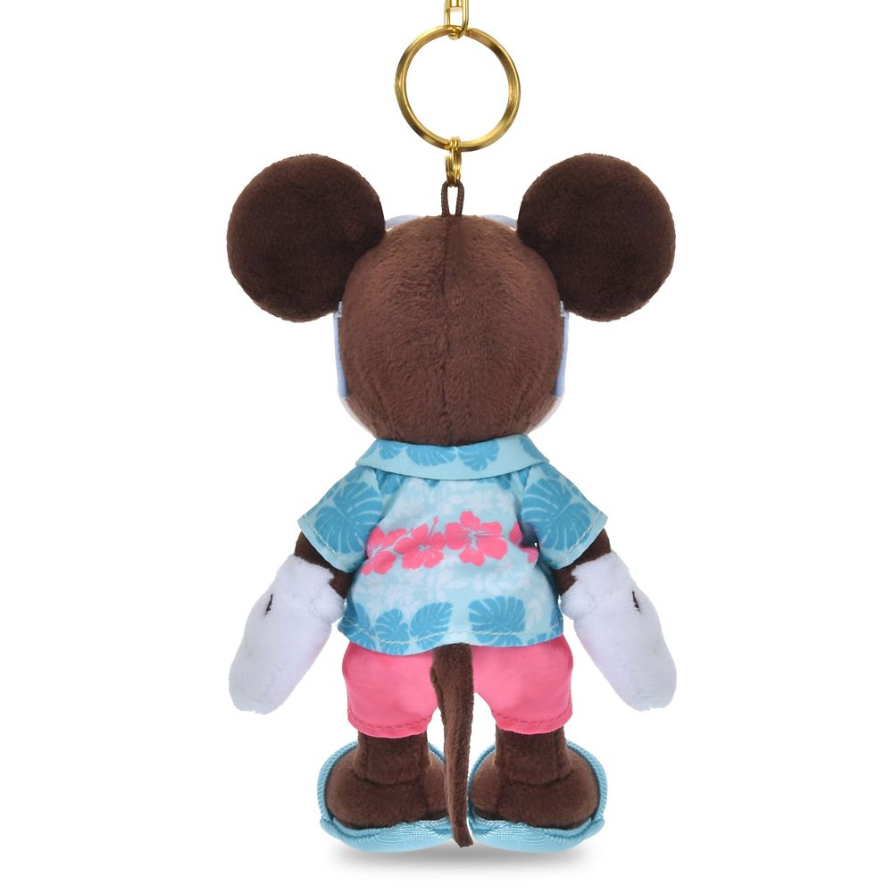 Mickey Mouse Summer Style 2026 Plush Keychain back view