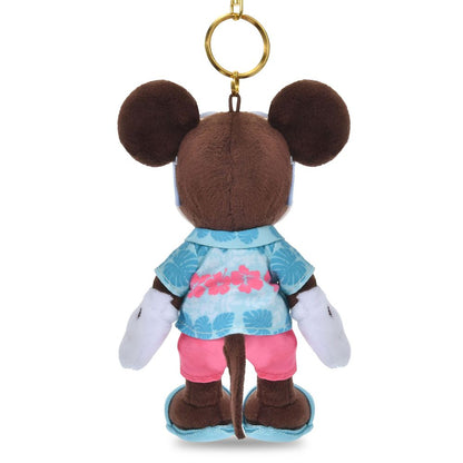 Mickey Mouse Summer Style 2026 Plush Keychain back view