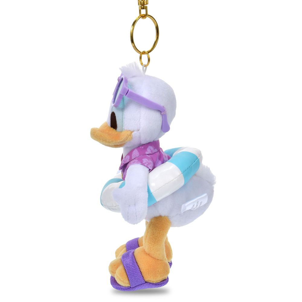 Donald Duck Summer Style 2026 Plush Keychain side view