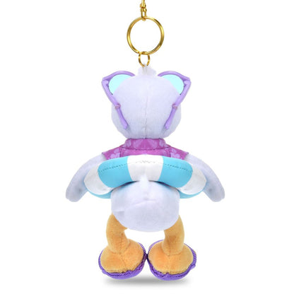 Donald Duck Summer Style 2026 Plush Keychain back view