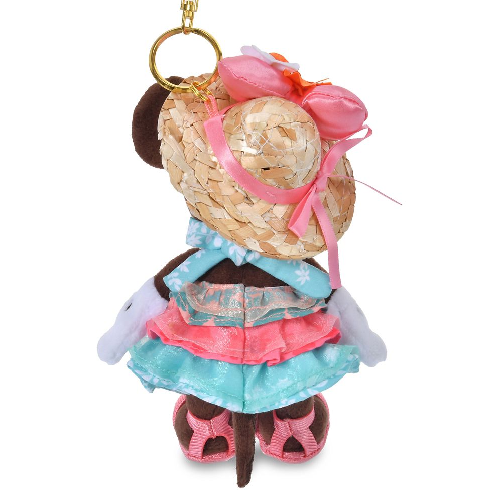 Minnie Mouse Summer Style 2026 Plush Keychain back view
