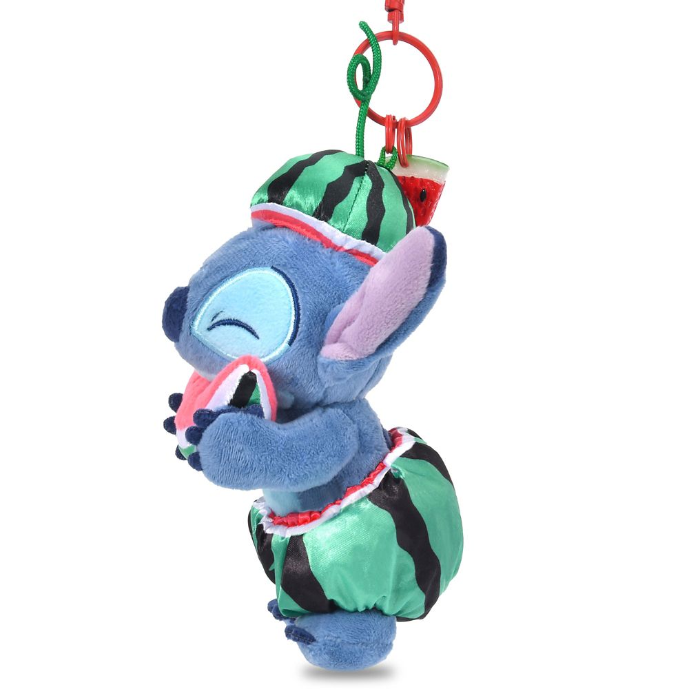 Disney Stitch Watermelon Plush Keychain