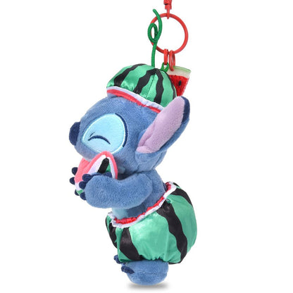 Disney Stitch Watermelon Plush Keychain