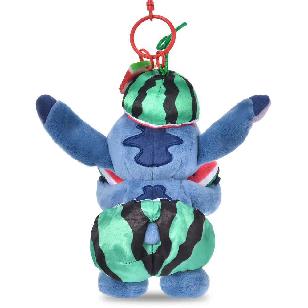 Disney Stitch Watermelon Plush Keychain