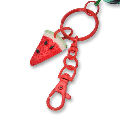 Disney Stitch Watermelon Plush Keychain