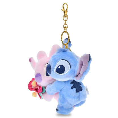 Disney Stitch & Angel Plush Keychain