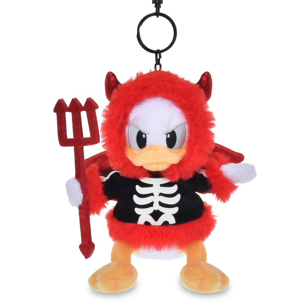 Disney Halloween Donald Duck Plush Keychain