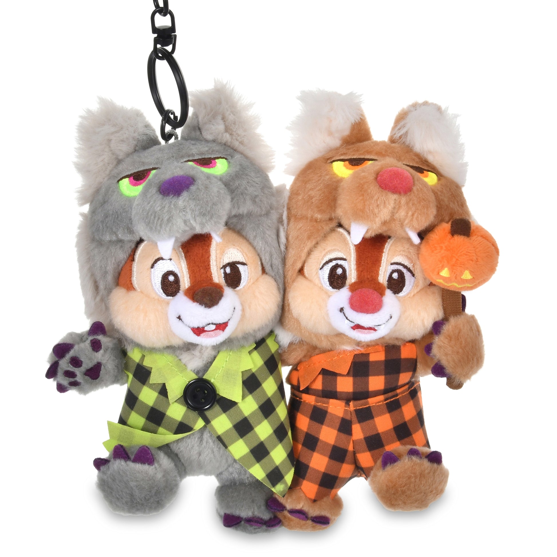 Chip & Dale Halloween Plush Keychain