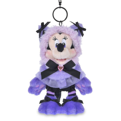 Minnie Mouse CAT MINNIE AND FIGARO Plush Keychain