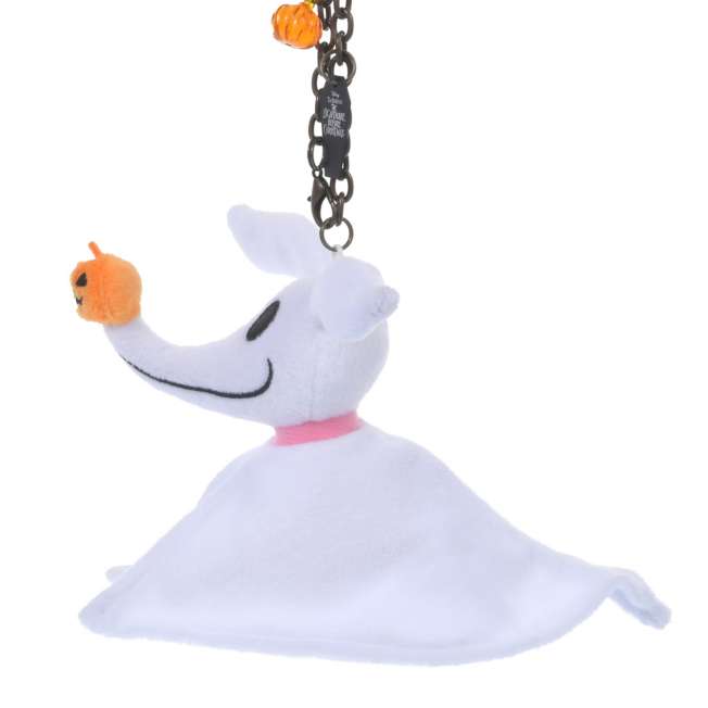 The Nightmare Before Christmas Zero Plush Keychain side view