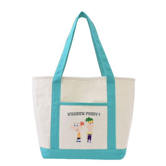 Phineas and Ferb Embroidered Tote Bag – Phineas, Ferb & Agent P