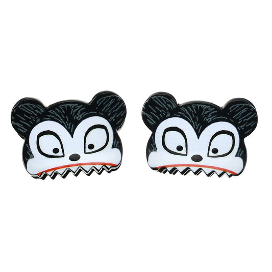 Vampire Teddy Mini Hair Clip Set