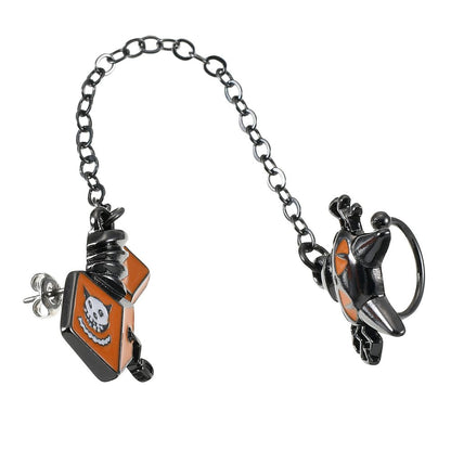 The Nightmare Before Christmas Jack-in-the-Box Single Earring & Ear Cuff — view 2
