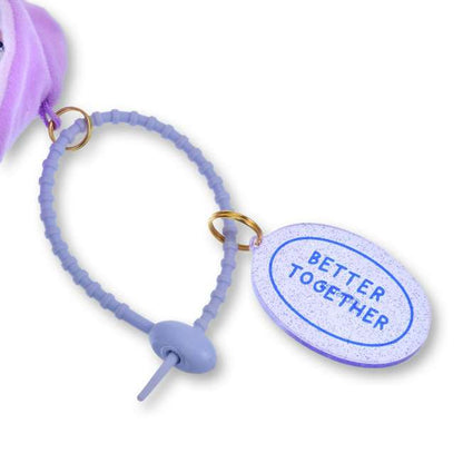 Young Oyster Plush Keychain Open Eyes