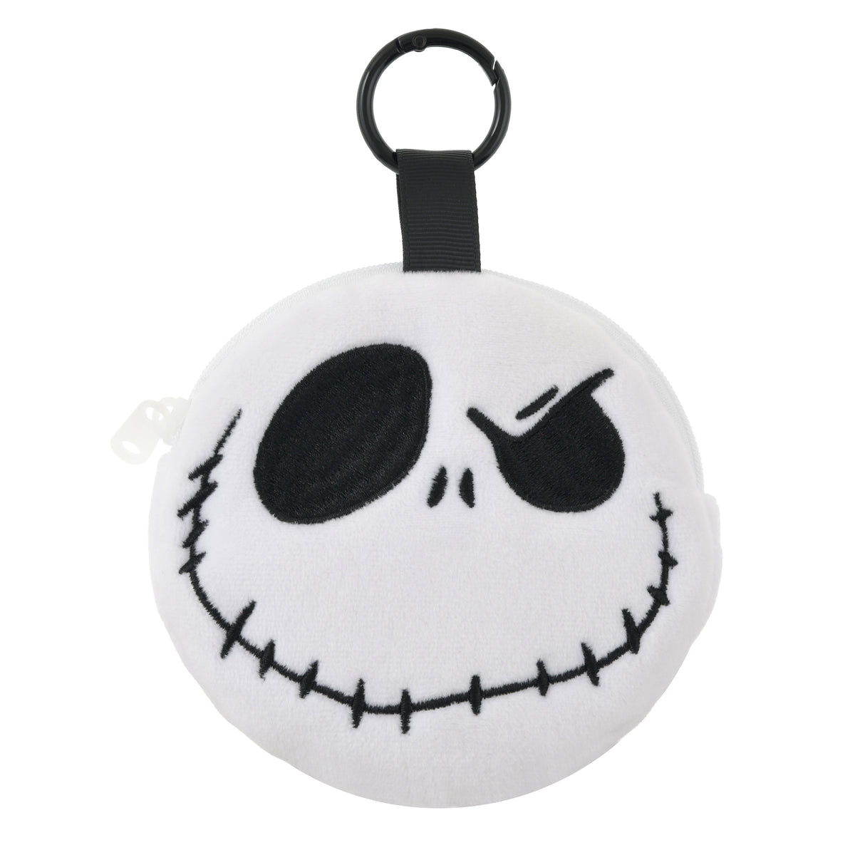 Jack Skellington Face Pouch with Carabiner
