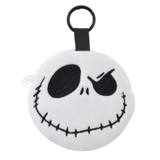 Jack Skellington Face Pouch with Carabiner