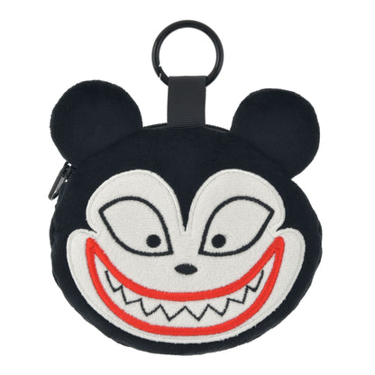 Vampire Teddy Face Pouch with Carabiner