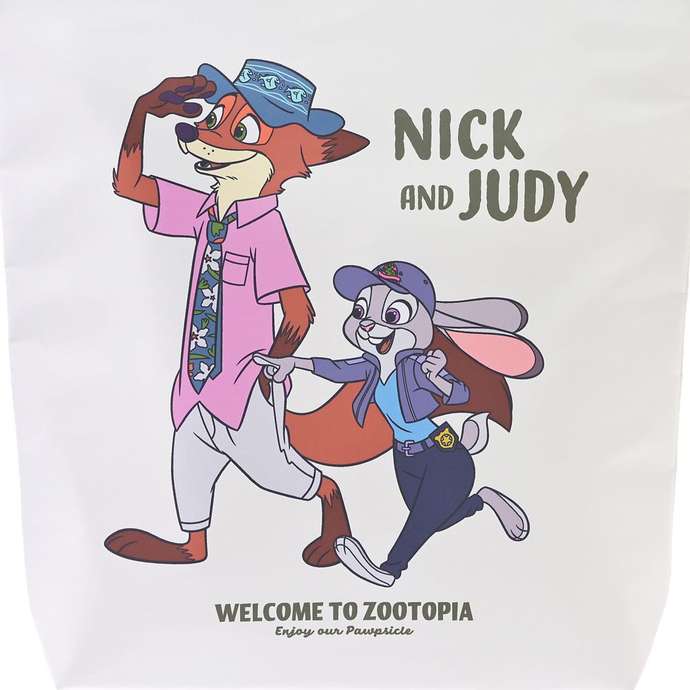 Zootopia Judy Hopps and Nick Wilde Insulated Tote Bag TROPICAL ZOOTOPIA